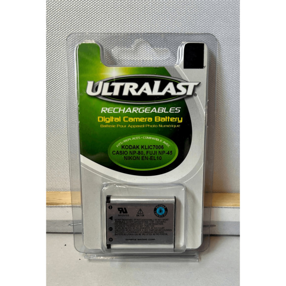 Ultralast Rechargeables Digital Camera Battery NIB- Kodak, Casio, Fuji, Nikon - Picture 6 of 7
